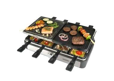 Plancha asar bourgini gourmette raclette grill