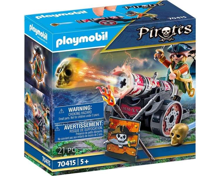 Playmobil pirates pirata con canon