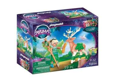 Playmobil ayuma forest fairy con animal