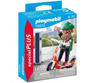 Playmobil hipster con e scooter