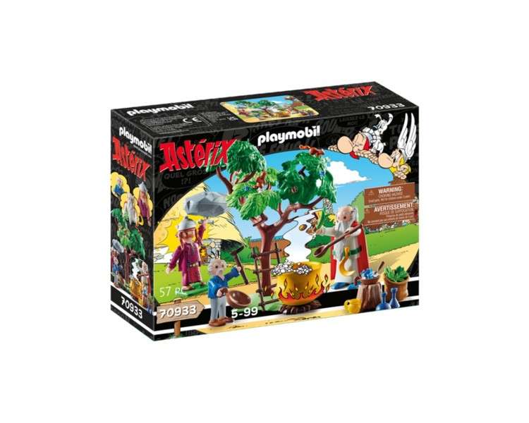 Playmobil asterix panoramix con el caldero