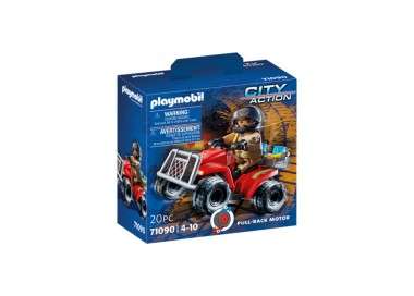 Playmobil bomberos speed quad