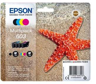 Multipack cartucho tinta epson 603 c13t03u64010