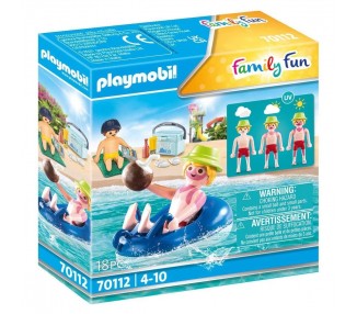 Playmobil nadador con flotador