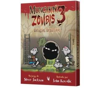Juego mesa munchkin zombis 3 refugios