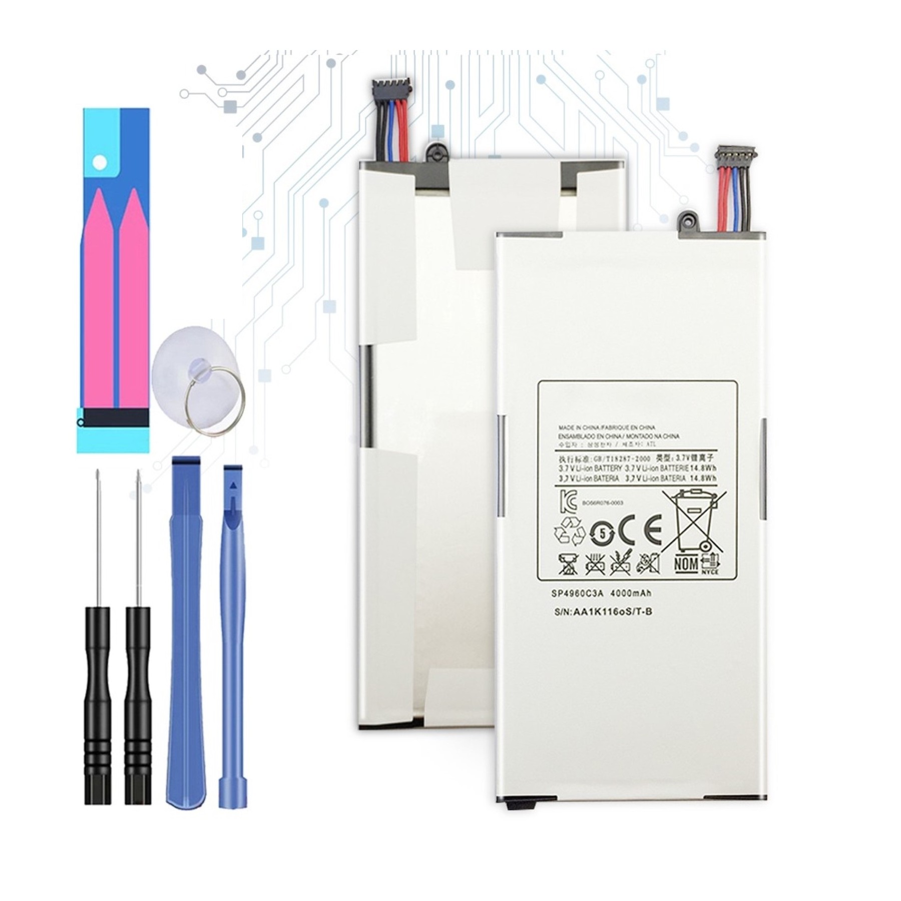 Bateria Sp4960C3A Para Samsung Galaxy Tab Gt-P1000 Capacidad Original