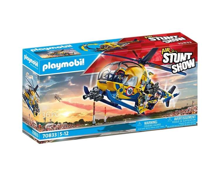 Playmobil stuntshow hlicoptero rodaje pelicula