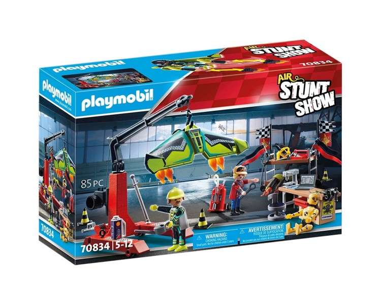 Playmobil air stuntshow estacion servicio
