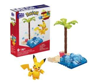 Figura mattel mega construx pokemon pikachu