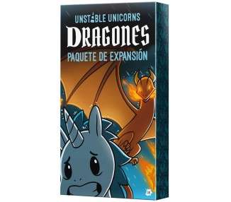 Juego mesa unstable unicorns dragones expansion