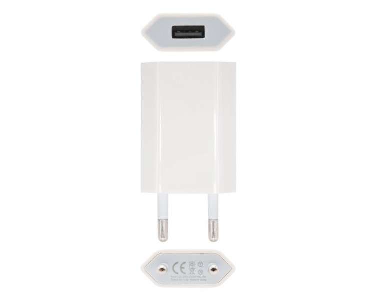 Nanocable Mini Cargador USB Ipod Iphone 5V 1A Bl