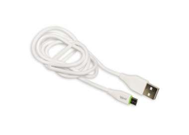 iggual cable USB A micro USB 100 cm blanco