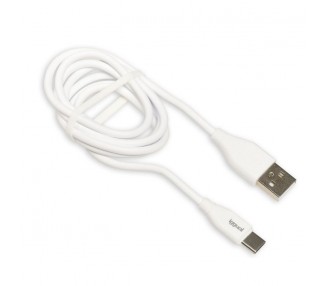 iggual Cable USB A USB C 100 cm blanco Q30 3A