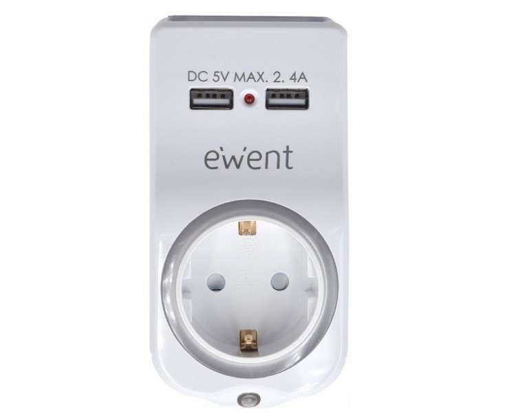 Ewent Cargador USB 4en1 24A