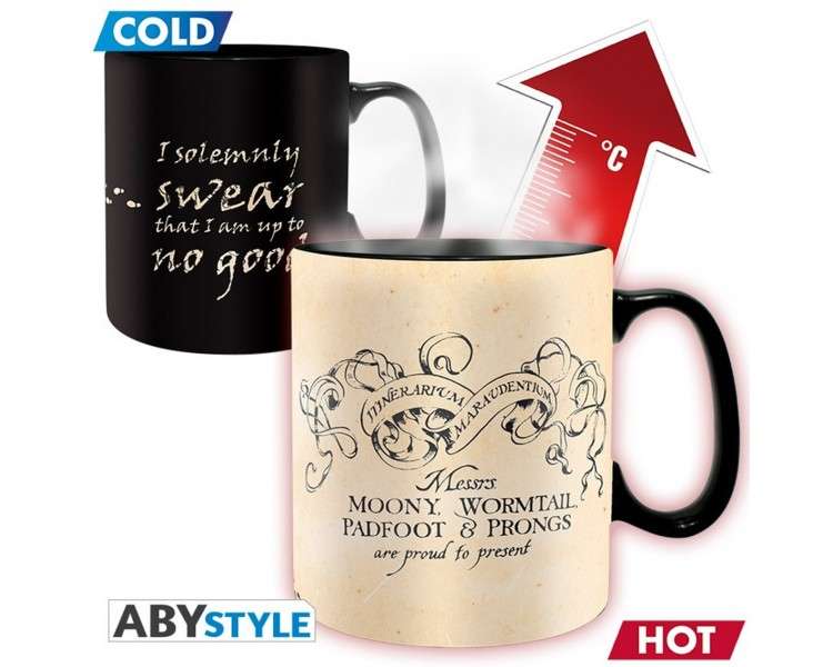 Taza termica abystyle harry potter marauder