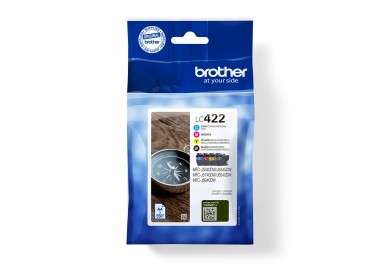 Pack cartuchos tinta brother lc422val negro