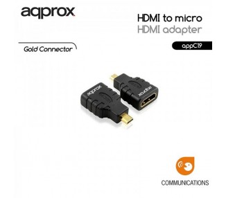 approx APPC19 Adaptador HDMI a Micro HDMI