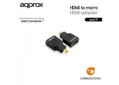 approx APPC19 Adaptador HDMI a Micro HDMI