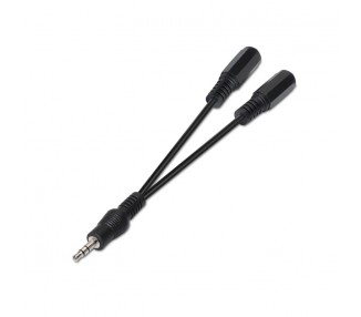 Nanocable Cable Audio Estereo 2Jack 35H Jack 35M