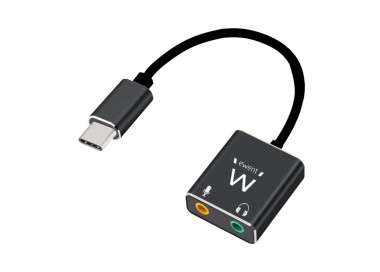 Ewent Cable adaptador de audio USB tipo C Jack