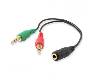Ewent Cable Audio Jack 35 H 2 Jack 35 M 015mt