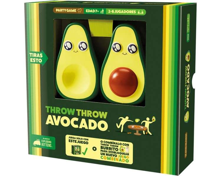 Juego mesa throw throw avocado pegi