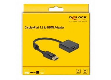 Delock Adapt DisplayPort 12 Macho HDMI Hembra
