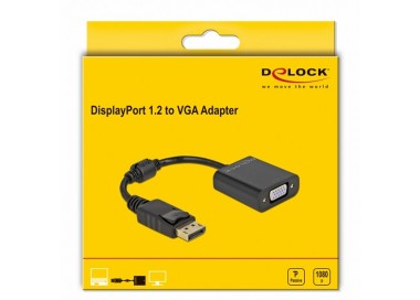 Delock Adaptador Displayport 12 macho a VGA15 pin