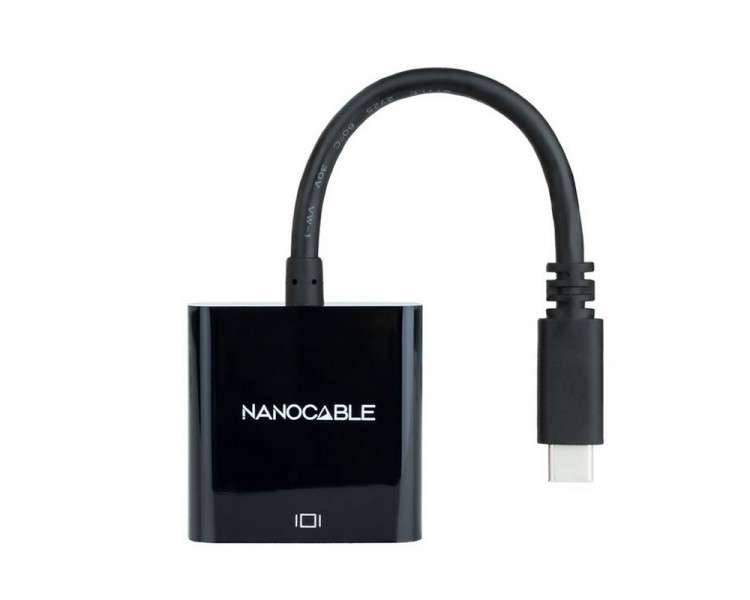 Nanocable Conversor USB C M a HDMI H Negro 15cm
