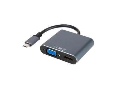 Nanocable Converosr USB C a HDMI VGA USB30 PD
