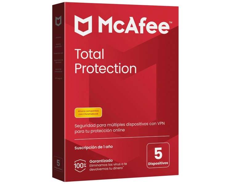 Antivirus mcafee total protection 5 dispositivos