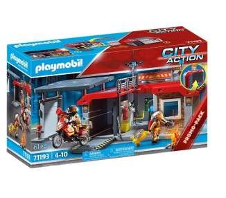Playmobil parque bomberos