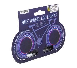 Luces ruedas bicicleta paladone