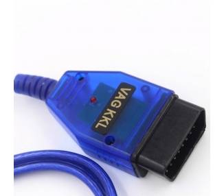 Cable de Diagnostico VAG KKL OBD2 USB para FIAT AUDI SKODA SEAT Volkswagen