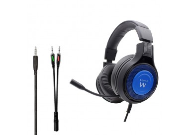 Auriculares gaming ewent pl3322 con microfono