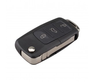 Llave Compatible para VW Golf Jetta Sirocco Tiguan Touran 3 Botones 1K0959753G