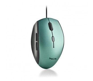NGS WIRED ERGO SILENT MOUSE USB TYPE C ADAPT ICE