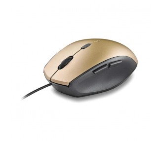 NGS WIRED ERGO SILENT MOUSE USB TYPE C ADAP GOLD