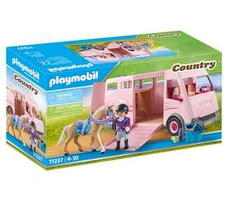 Playmobil country transporte caballo