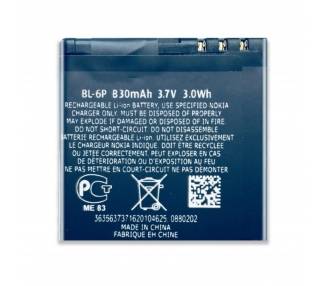 Battery For Nokia 650 , Part Number: BL-6P