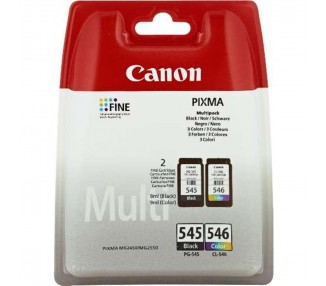 Multipack canon pg 545 cl 546 negro cian