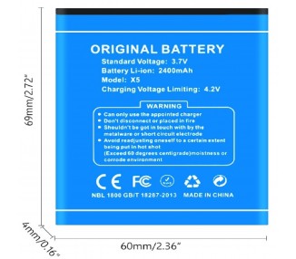 Battery For Doogee X5 Max , Part Number: B-DGX5