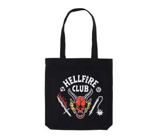 Tote bag stranger things hellfire club