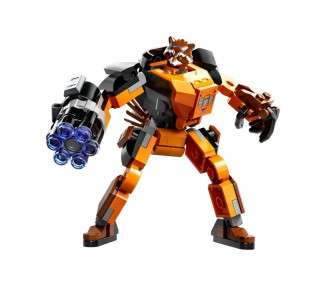 Lego marvel avengers rocket armadura robotica