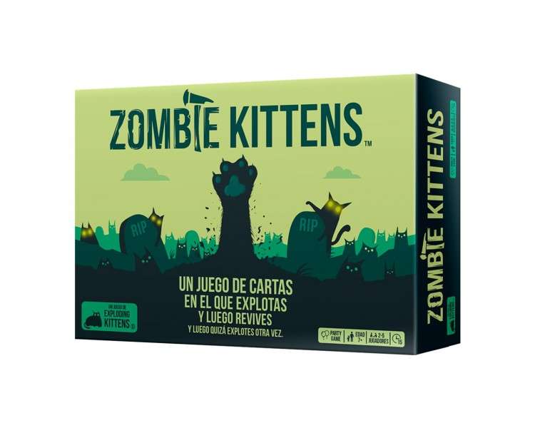 Juego mesa exploding kittens zombie kittens