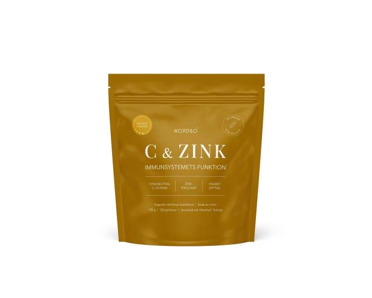 NORDBO - C-Vitamin & Zink Instant Powder 150 g
