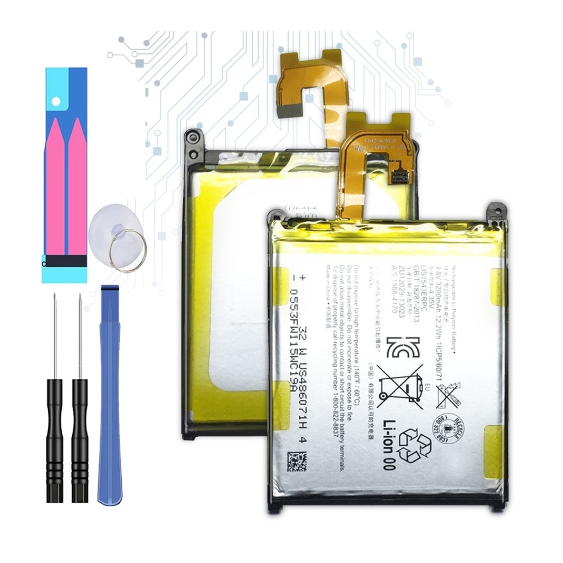 Batería Para Sony Xperia Z2 D6503 D6502 D6543, MPN Original: Lis1543Erpc