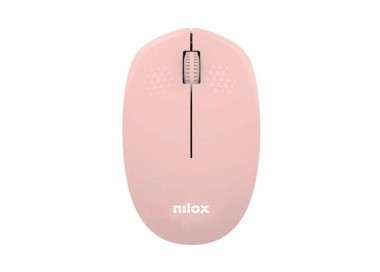 Nilox Raton Wireless 1000 DPI 3 botones Rosa