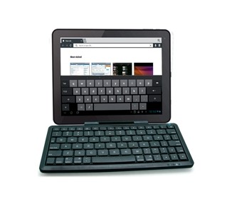 Mini teclado bluetooth con soporte para