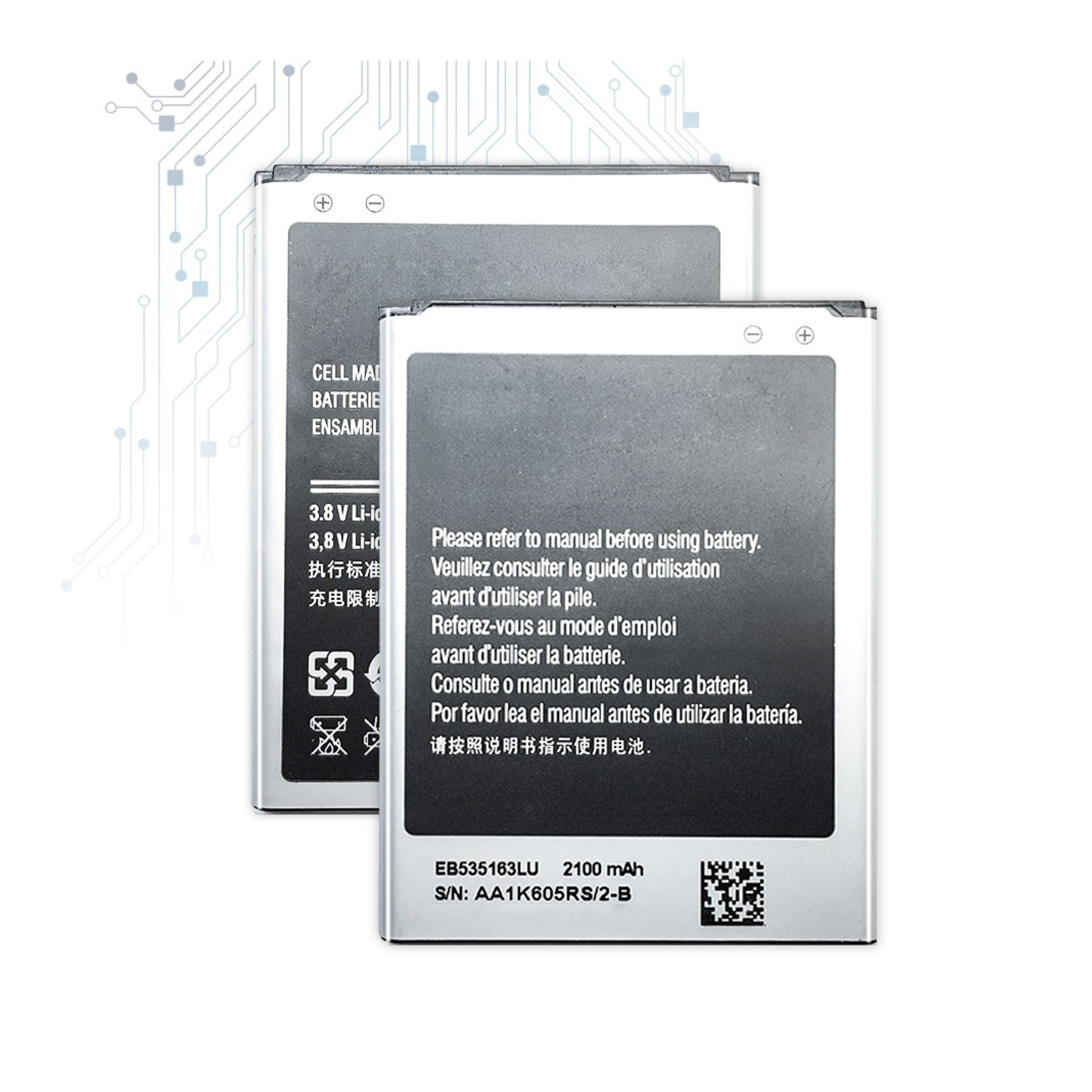 Bateria Compatible Para Samsung Galaxy Grand Neo I9060 I9062 Eb535163Lu